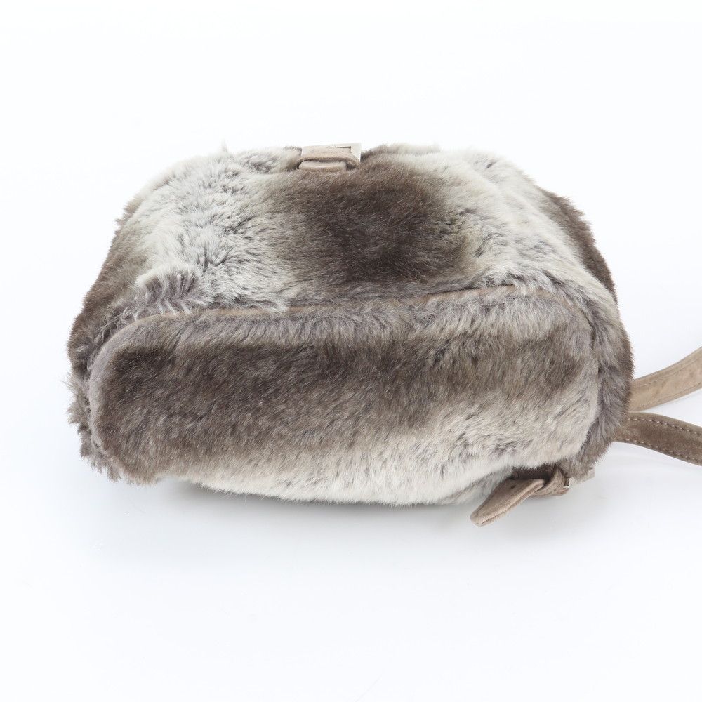 Fendi Fur Leather Backpack Shoulder Bag — view 6