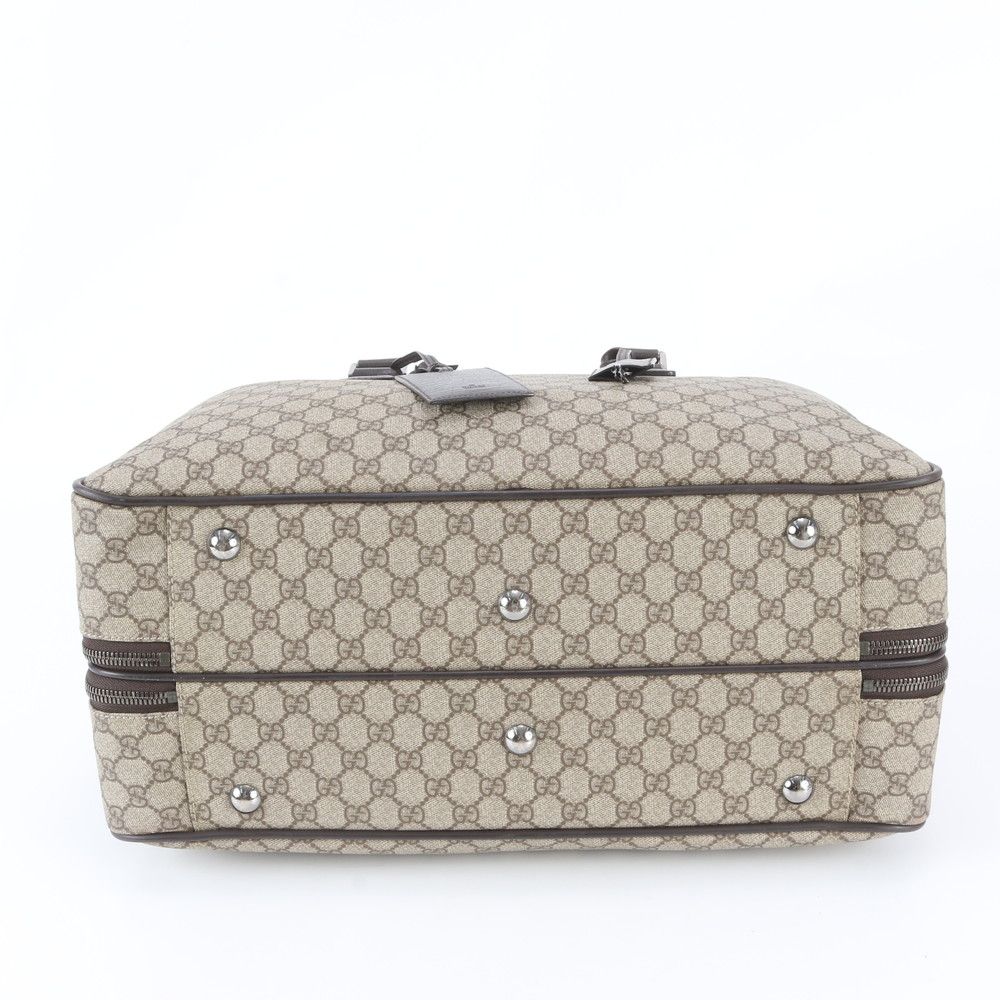 Gucci GG Supreme Leather Boston Bag Tote Carrie — view 6