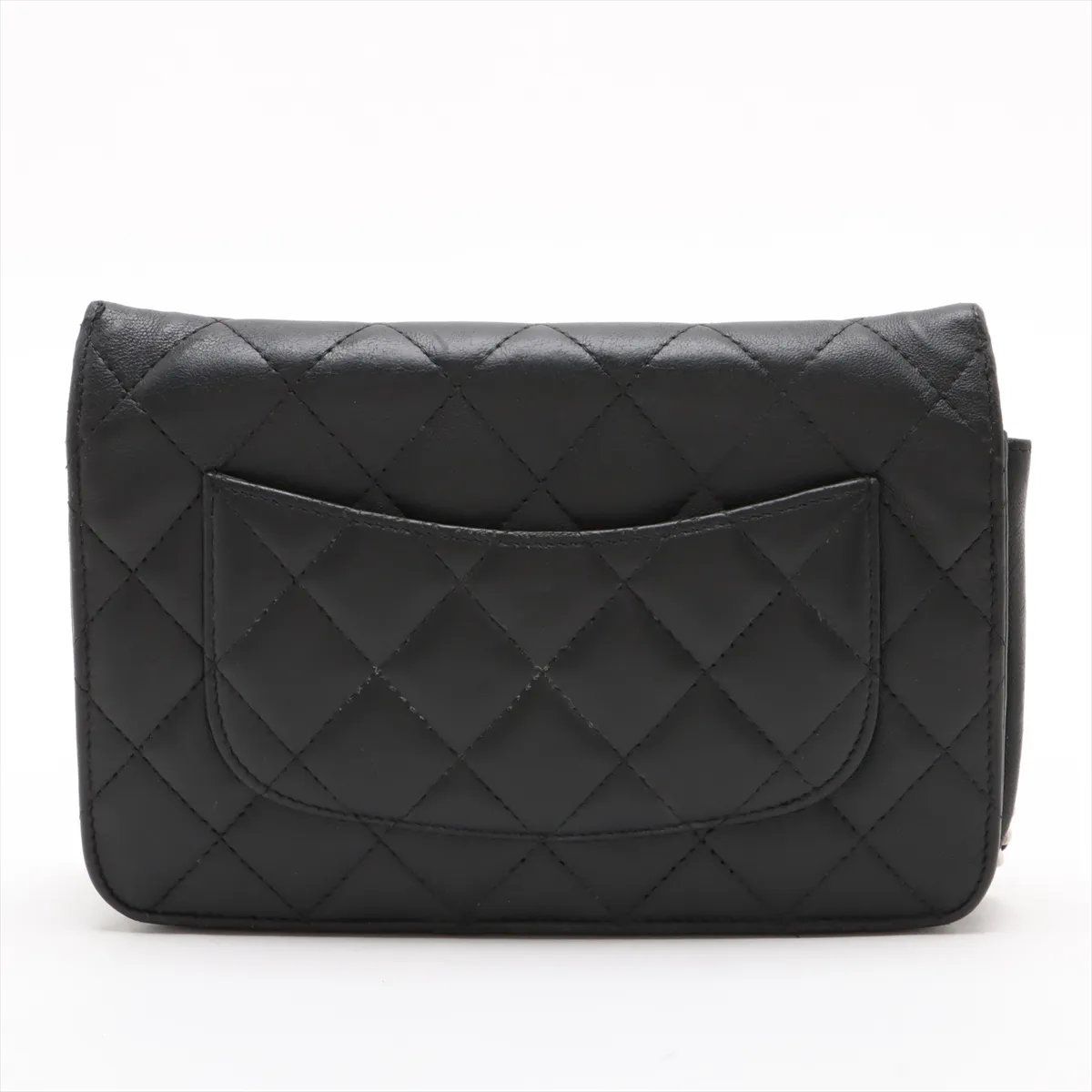 Chanel Quilted Lambskin Leather Wallet Crossbody — view 2