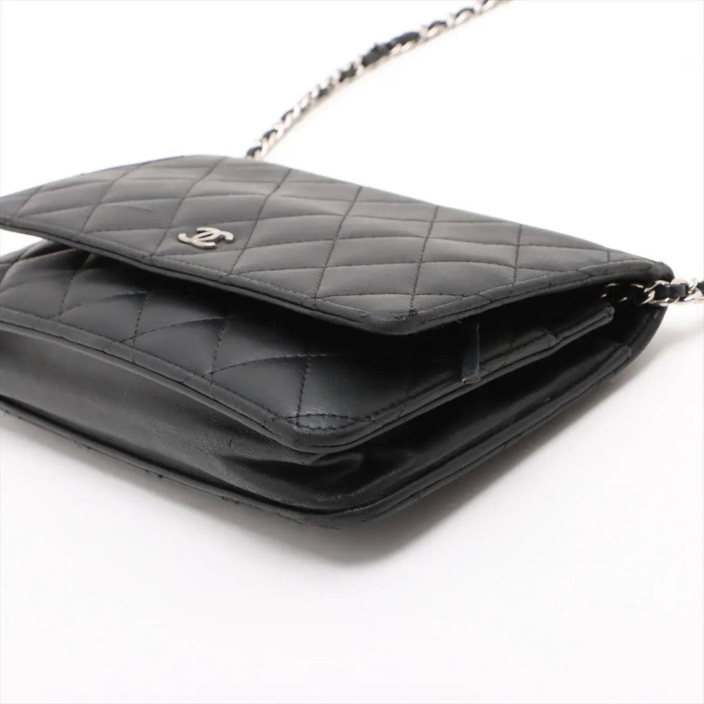 Chanel Quilted Lambskin Leather Wallet Crossbody — view 3