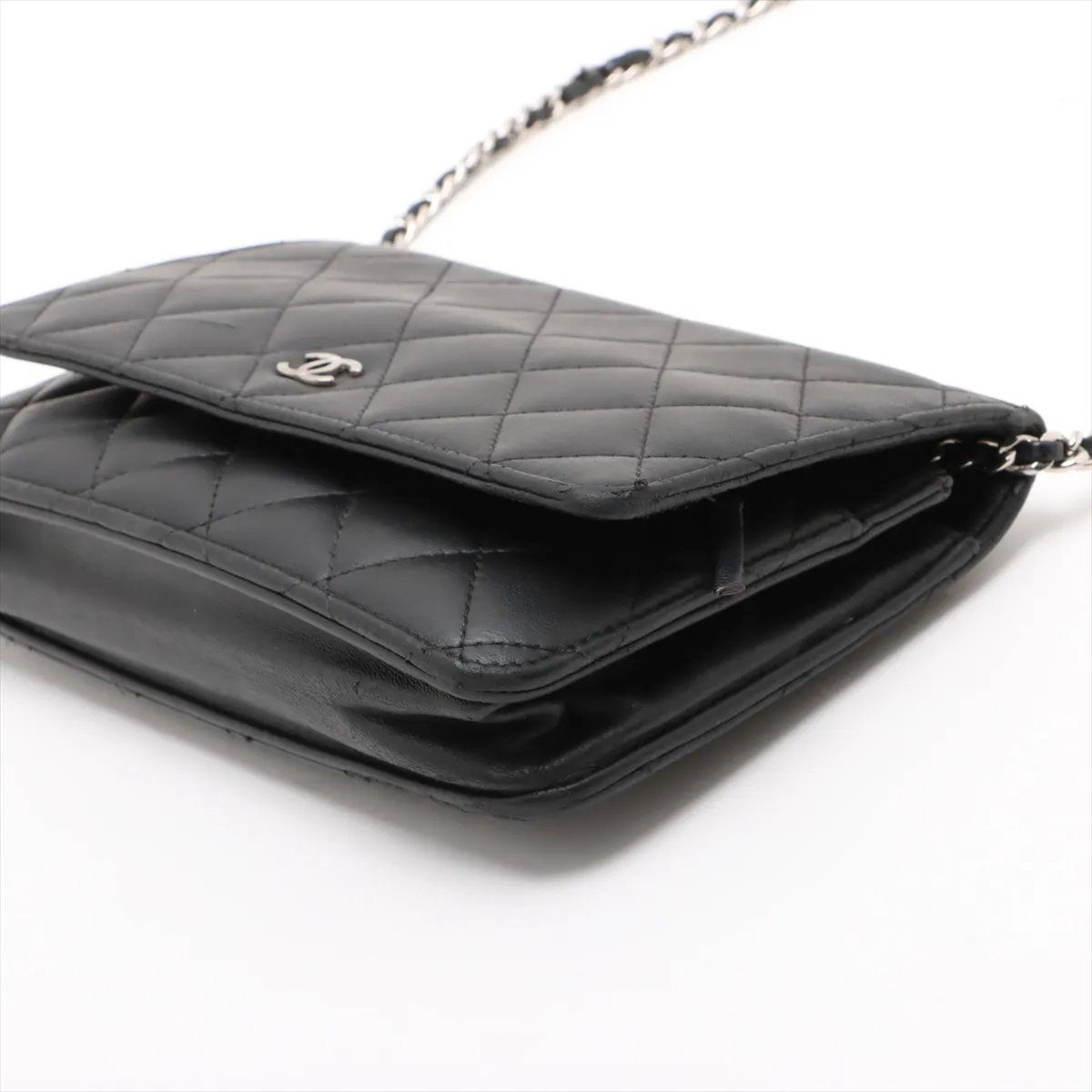 Chanel Quilted Lambskin Leather Wallet Crossbody — view 3