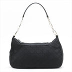 Dior Cannage Leather Chain Shoulder Bag Tote Black