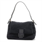 Fendi Mamma Baguette Bucket Leather Shoulder Bag