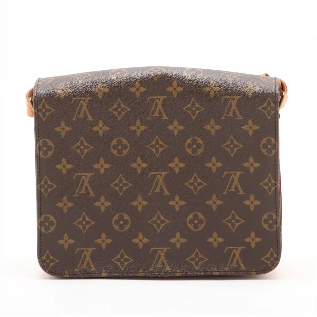 Louis Vuitton Monogram Cartouchiere Leather Shoulder Bag Crossbody — view 2