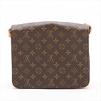 Louis Vuitton Monogram Cartouchiere Leather Shoulder Bag Crossbody — view 2