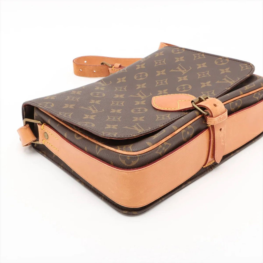 Louis Vuitton Monogram Cartouchiere Leather Shoulder Bag Crossbody — view 4