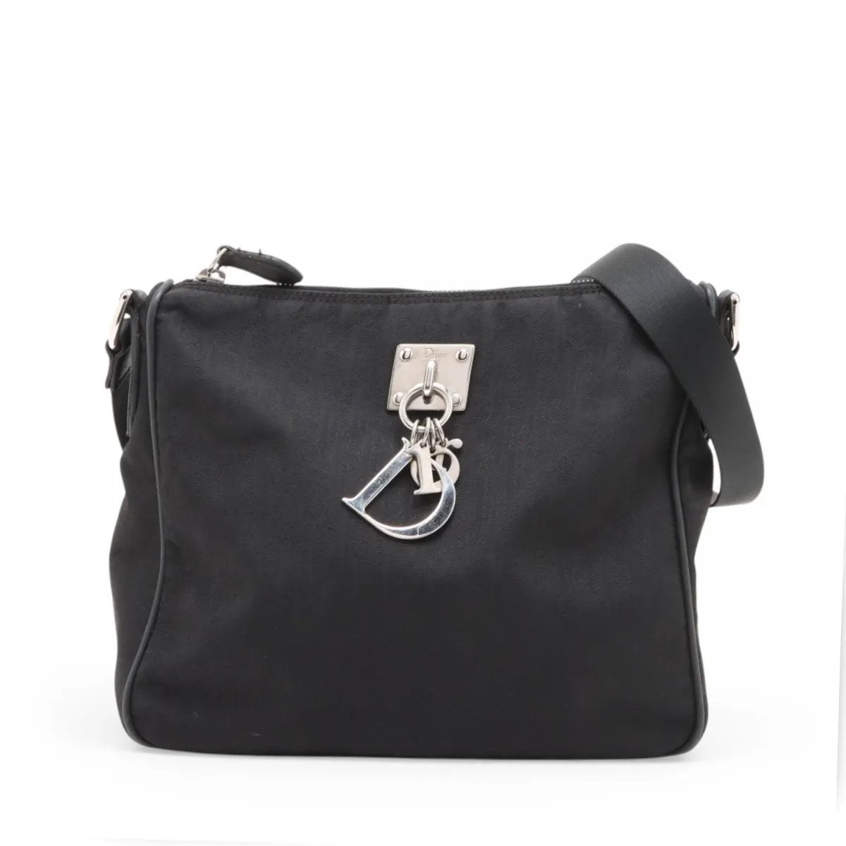 Dior Trotter Leather Shoulder Bag Crossbody Messenger Business