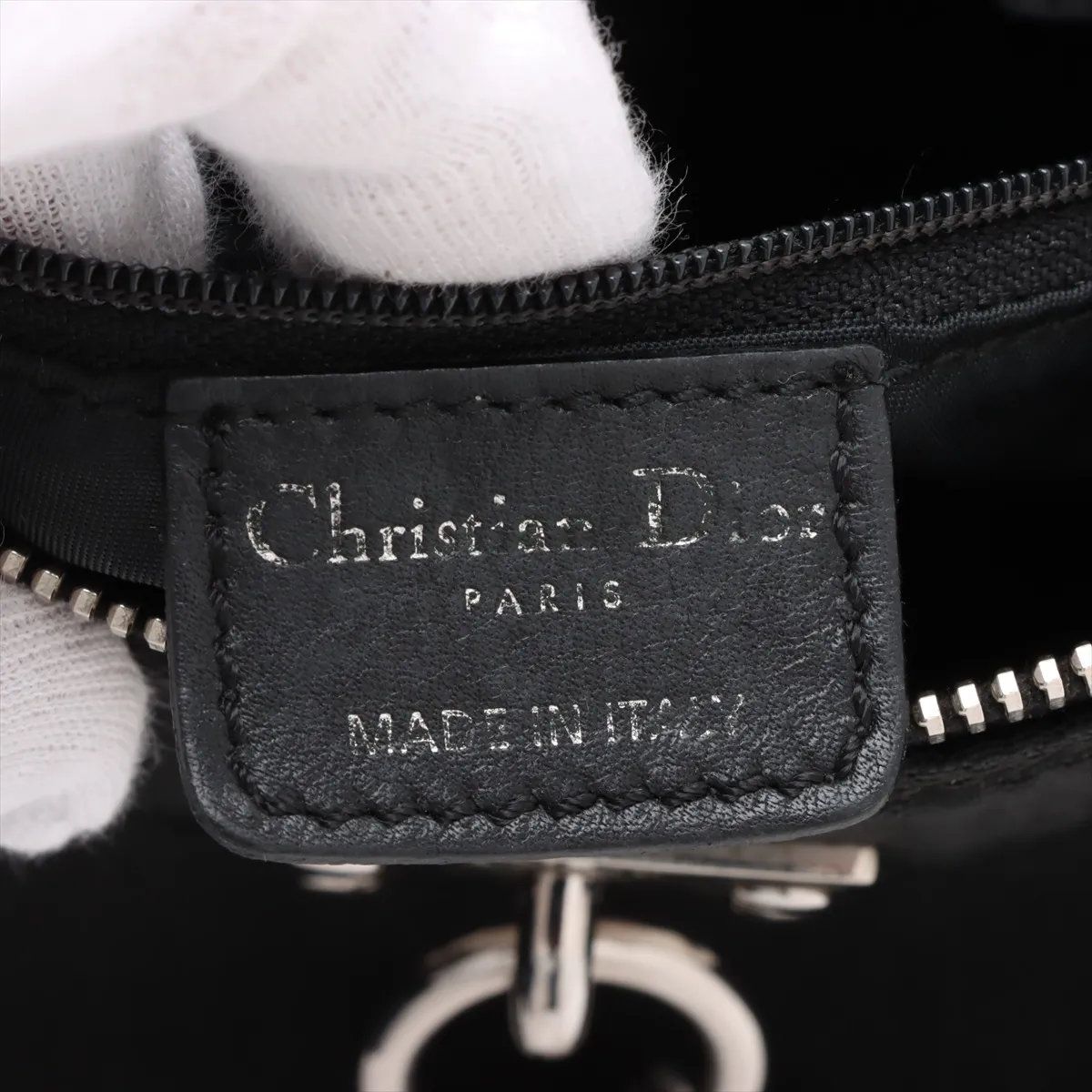 Dior Trotter Leather Shoulder Bag Crossbody Messenger Business — view 8