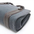 Loewe Anagram Leather Handbag Tote Silver — view 3