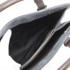 Loewe Anagram Leather Handbag Tote Silver — view 8