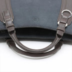 Loewe Anagram Leather Handbag Tote Silver — view 5