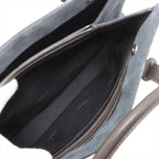 Loewe Anagram Leather Handbag Tote Silver — view 7