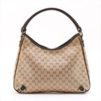 Gucci GG Crystal Abbey Leather Shoulder Bag — view 2