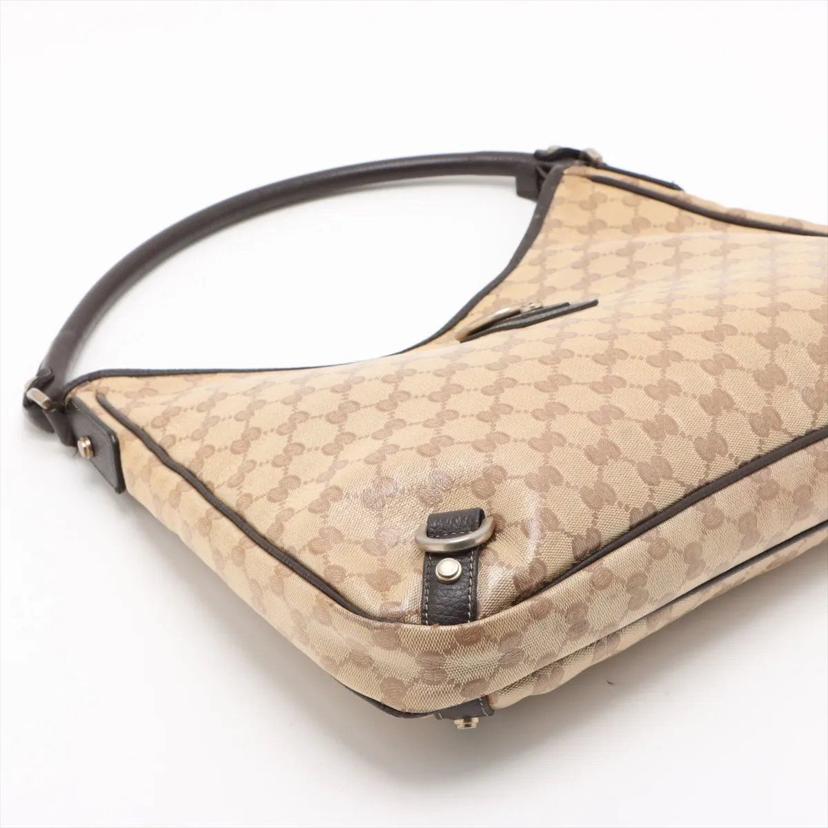 Gucci GG Crystal Abbey Leather Shoulder Bag — view 4