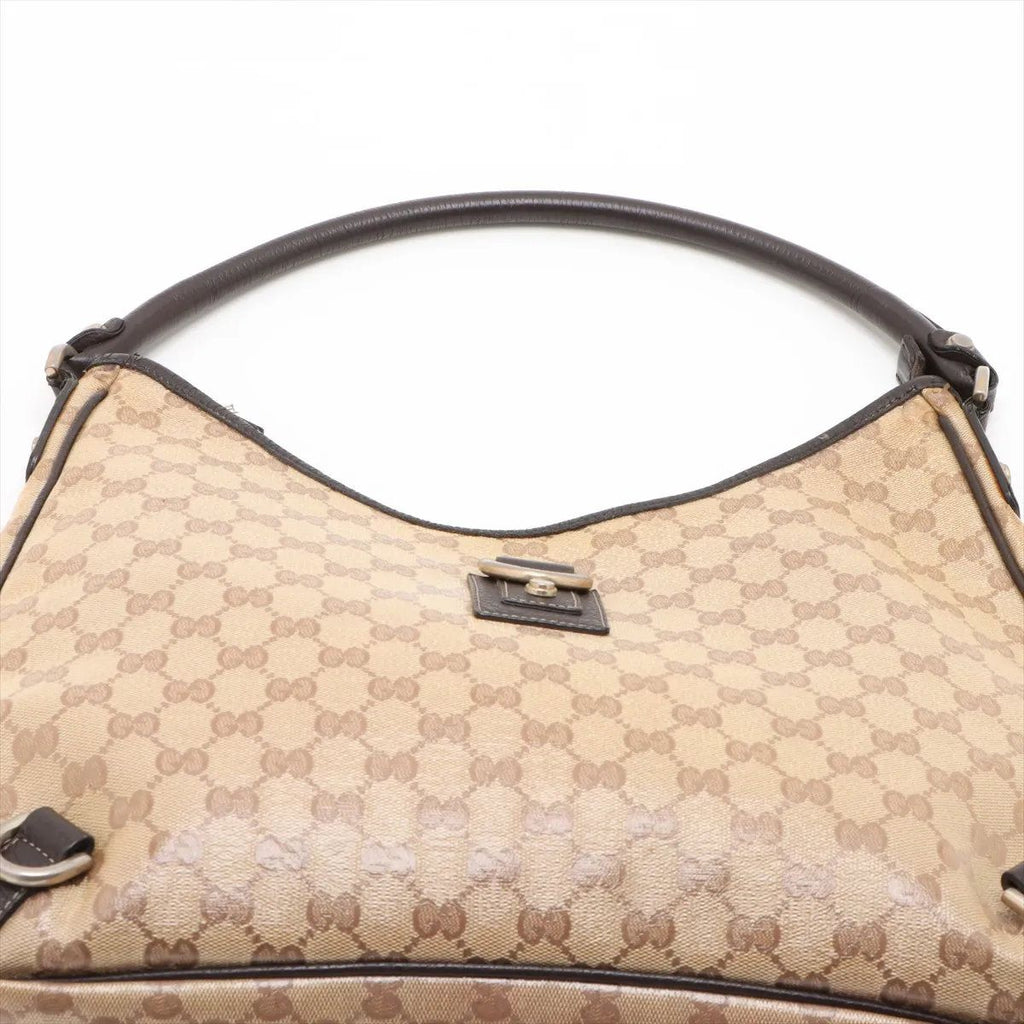 Gucci GG Crystal Abbey Leather Shoulder Bag — view 6