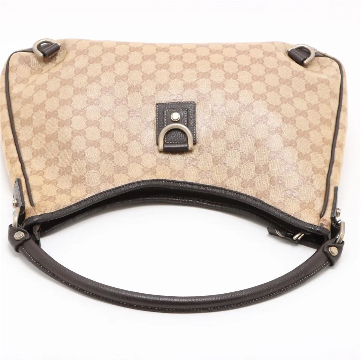 Gucci GG Crystal Abbey Leather Shoulder Bag — view 5