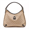 Gucci GG Crystal Abbey Leather Shoulder Bag