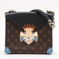 Louis Vuitton Monogram Tribal Pochette Mask Leather Shoulder Bag