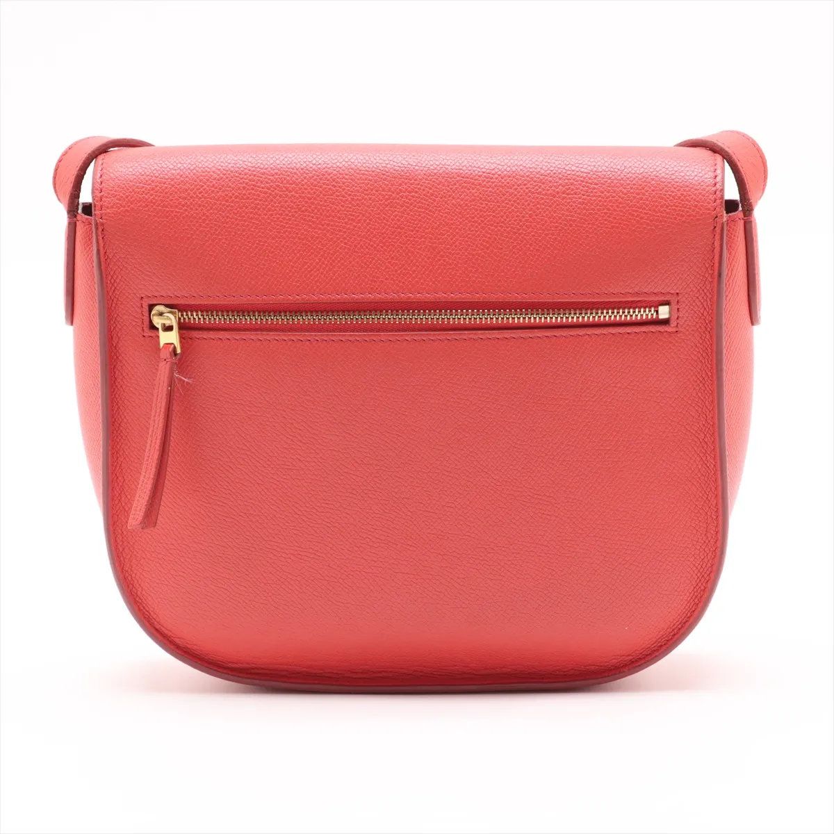 Celine Trotter Leather Shoulder Bag Crossbody Gold Hand — view 2