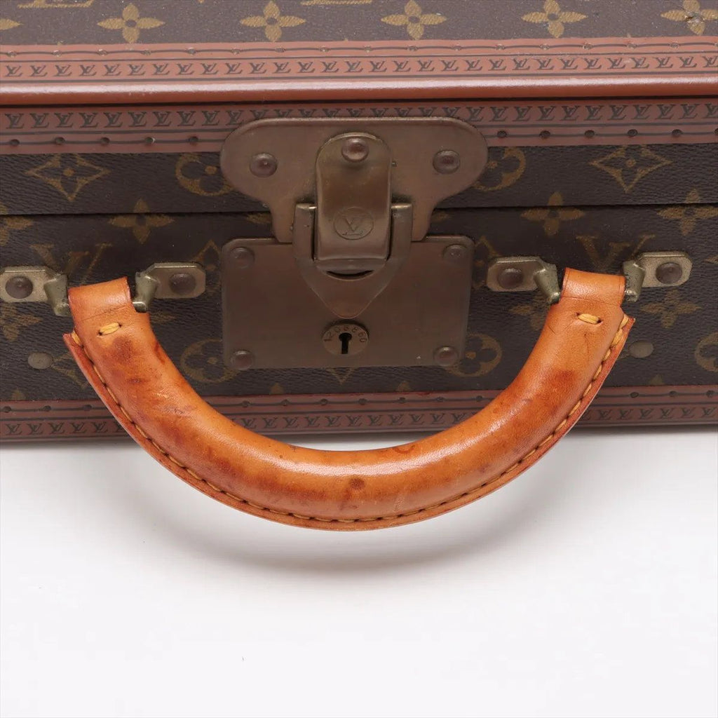 Louis Vuitton Monogram Cotteville 45 Leather Trunk Hard Case Suitcase — view 5