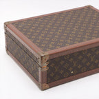 Louis Vuitton Monogram Cotteville 45 Leather Trunk Hard Case Suitcase — view 4