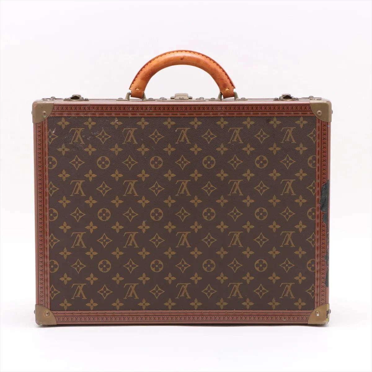 Louis Vuitton Monogram Cotteville 45 Leather Trunk Hard Case Suitcase — view 2