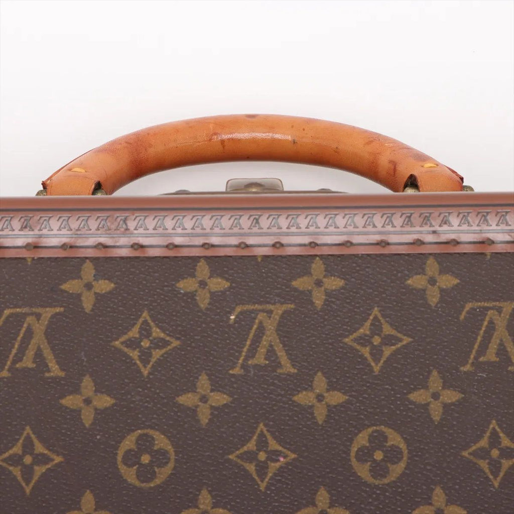 Louis Vuitton Monogram Cotteville 45 Leather Trunk Hard Case Suitcase — view 6