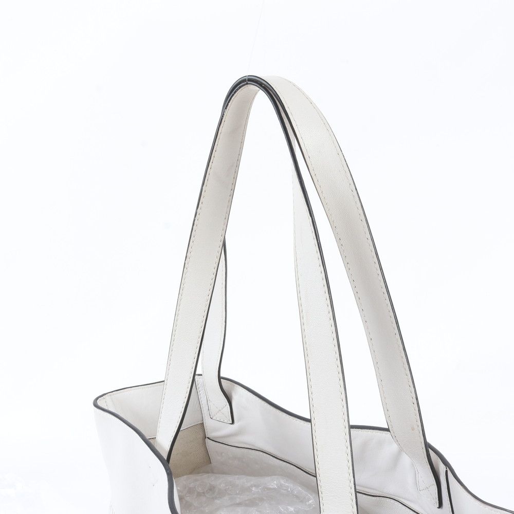 Loewe Vertical Anagram Fringe Leather Tote Bag Shoulder Hand — view 2