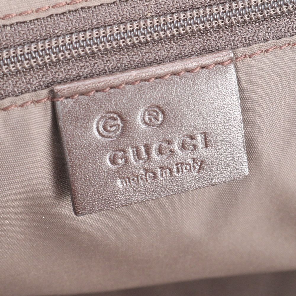 Gucci Guccissima Leather Tote Bag Shoulder Business Brown — view 8