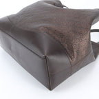 Gucci Guccissima Leather Tote Bag Shoulder Business Brown — view 4