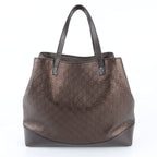 Gucci Guccissima Leather Tote Bag Shoulder Business Brown