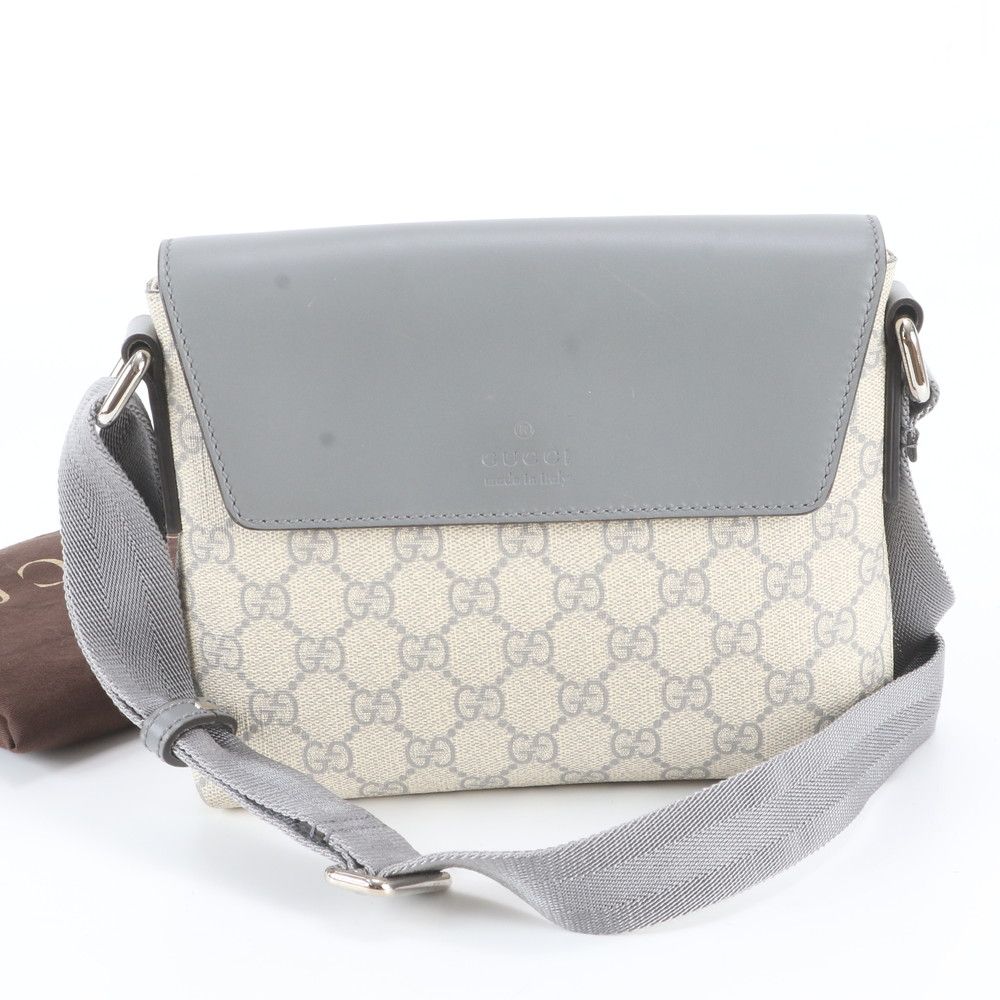 Gucci GG Supreme Leather Shoulder Bag Crossbody Messenger