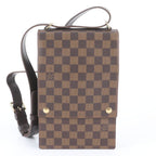 Louis Vuitton Damier Portobello Leather Shoulder Bag Crossbody Messenger