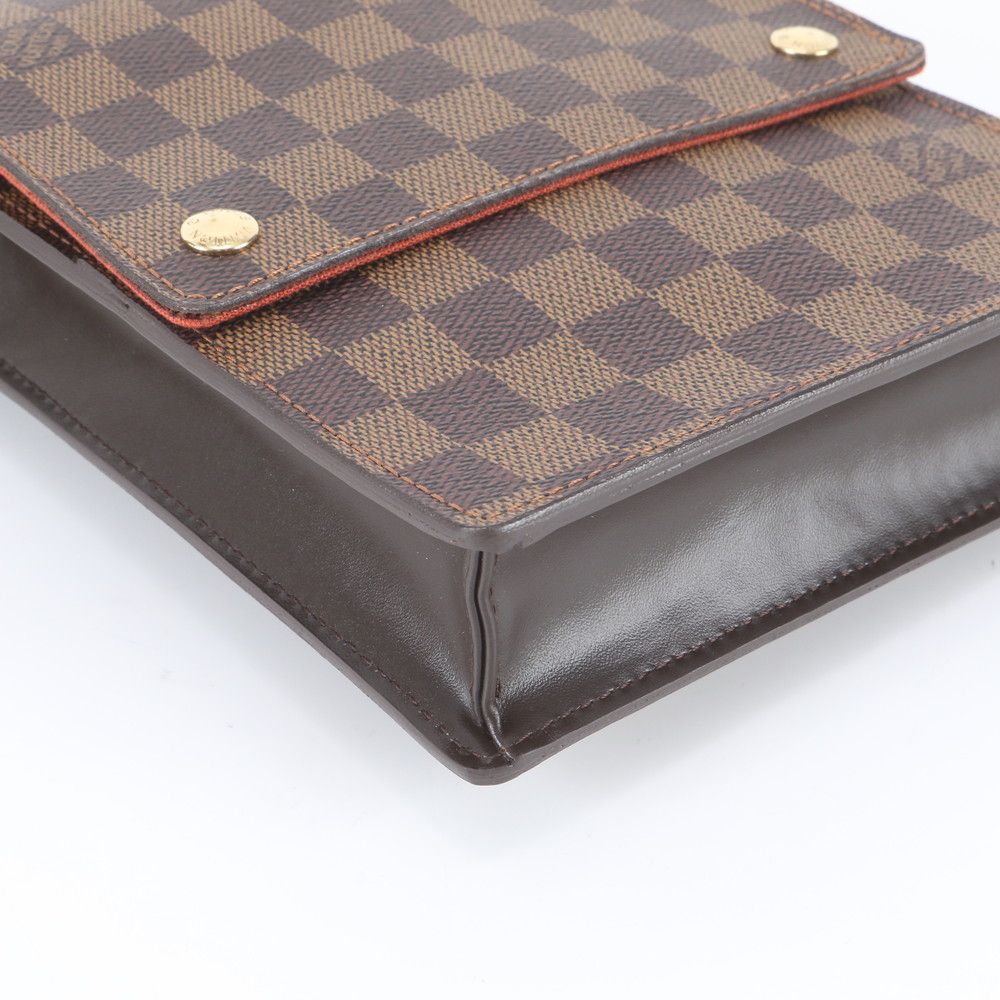 Louis Vuitton Damier Portobello Leather Shoulder Bag Crossbody Messenger — view 4