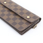 Louis Vuitton Damier Portefeuille Accordion Leather Wallet Bifold — view 3