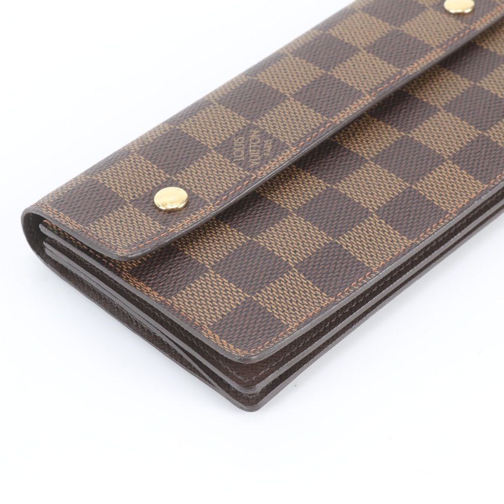 Louis Vuitton Damier Portefeuille Accordion Leather Wallet Bifold — view 4