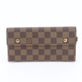 Louis Vuitton Damier Portefeuille Accordion Leather Wallet Bifold