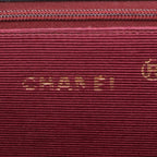 Chanel V-stitch Chain Leather Shoulder Bag Black — view 8