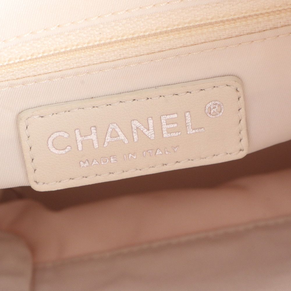Chanel Paris Biarritz PM Leather Tote Bag — view 8