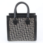 Dior Trotter BO B Leather Tote Bag Hand Black — view 3