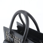 Dior Trotter BO B Leather Tote Bag Hand Black — view 2