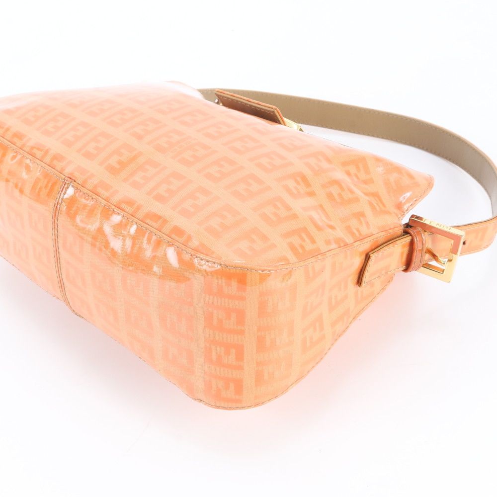 Fendi Zucchino Mamma Bucket Baguette Leather Shoulder Bag — view 4