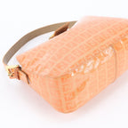 Fendi Zucchino Mamma Bucket Baguette Leather Shoulder Bag — view 5