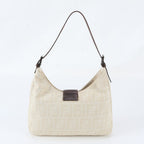 Fendi Zucca Mamma Bucket FF Leather Shoulder Bag — view 3