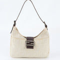 Fendi Zucca Mamma Bucket FF Leather Shoulder Bag