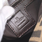 Fendi Zucca Mamma Bucket Leather Canvas Shoulder Bag — view 8