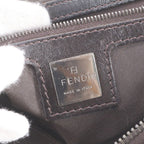 Fendi Zucca Mamma Bucket Leather Canvas Shoulder Bag — view 8