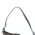 Fendi Zucca Mamma Bucket Leather Canvas Shoulder Bag — view 2