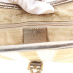 Gucci Jackie Leather Canvas Shoulder Bag — view 8
