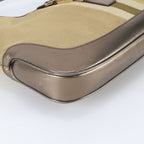 Gucci Jackie Leather Canvas Shoulder Bag — view 4